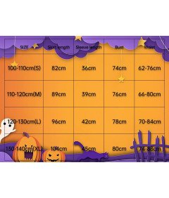 Kostium Strój Wampira Wampirzyca Przebranie Halloween Karnawał 120/130 cm