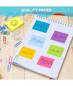 Karteczki Samoprzylepne Notes Zestaw 1200 Kartek 51x38 mm MIX Kolorów