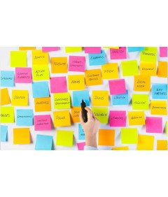 Karteczki Samoprzylepne Notes Zestaw 1600 Kartek 76x76 mm MIX Kolorów