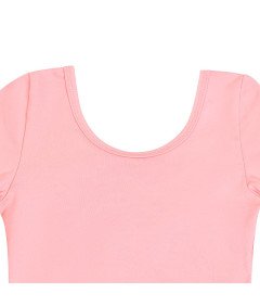 Body Baletowe ze Spódnicą Tutu Strój Baletnicy Długi Rękaw Różowy 140 cm