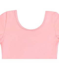 Body Baletowe ze Spódnicą Tutu Strój Baletnicy Długi Rękaw Różowy 160 cm