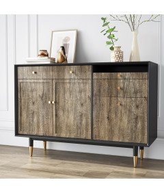 VEELIKE Samoprzylepna Folia Meblowa Struktura Drewna Szara 60 x 900 cm