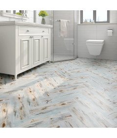 FunStick Panele Płytki Winylowe Samoprzylepne Blue Wood 15 szt. 90x15 cm