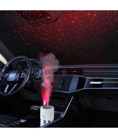 Mini Nawilżacz Powietrza do Auta Domu USB Przenośny Projektor Gwiazd 280ml