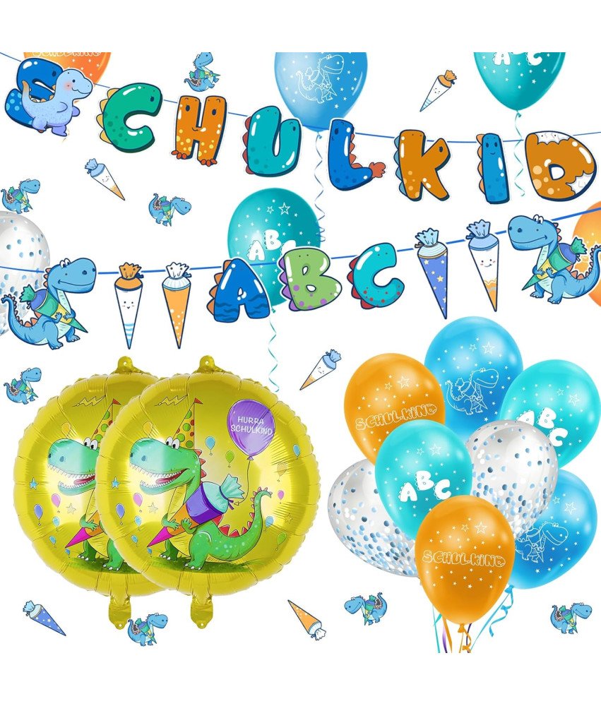Modri dinozaver Balon Set 30 kosov Dekoracija