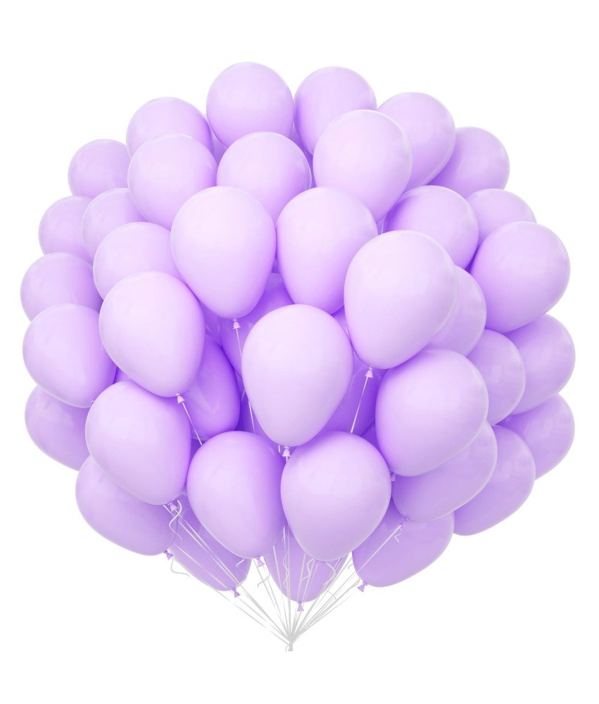 Lateksowe Balony Dekoracyjne Urodzinowe Imprezowe Fioletowe 30,5 cm 100 szt