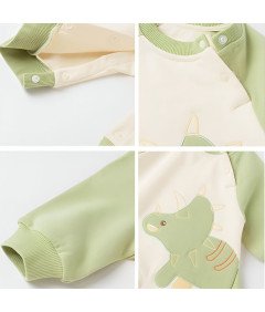 Kombinezon dla Noworodka Bawełniany Długi Rękaw Dinozur 18-24 miesięcy