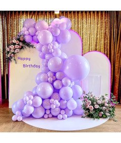 Lateksowe Balony Dekoracyjne Urodzinowe Imprezowe Fioletowe 30,5 cm 100 szt