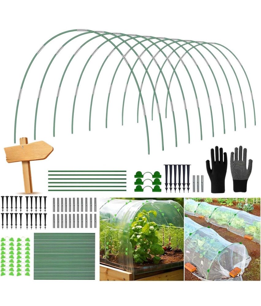 Łuki Obręcze Szklarniane do Tunelu Foliowego Ogrodowego Zestaw 30 szt