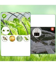 Łuki Obręcze Szklarniane do Tunelu Foliowego Ogrodowego Zestaw 30 szt