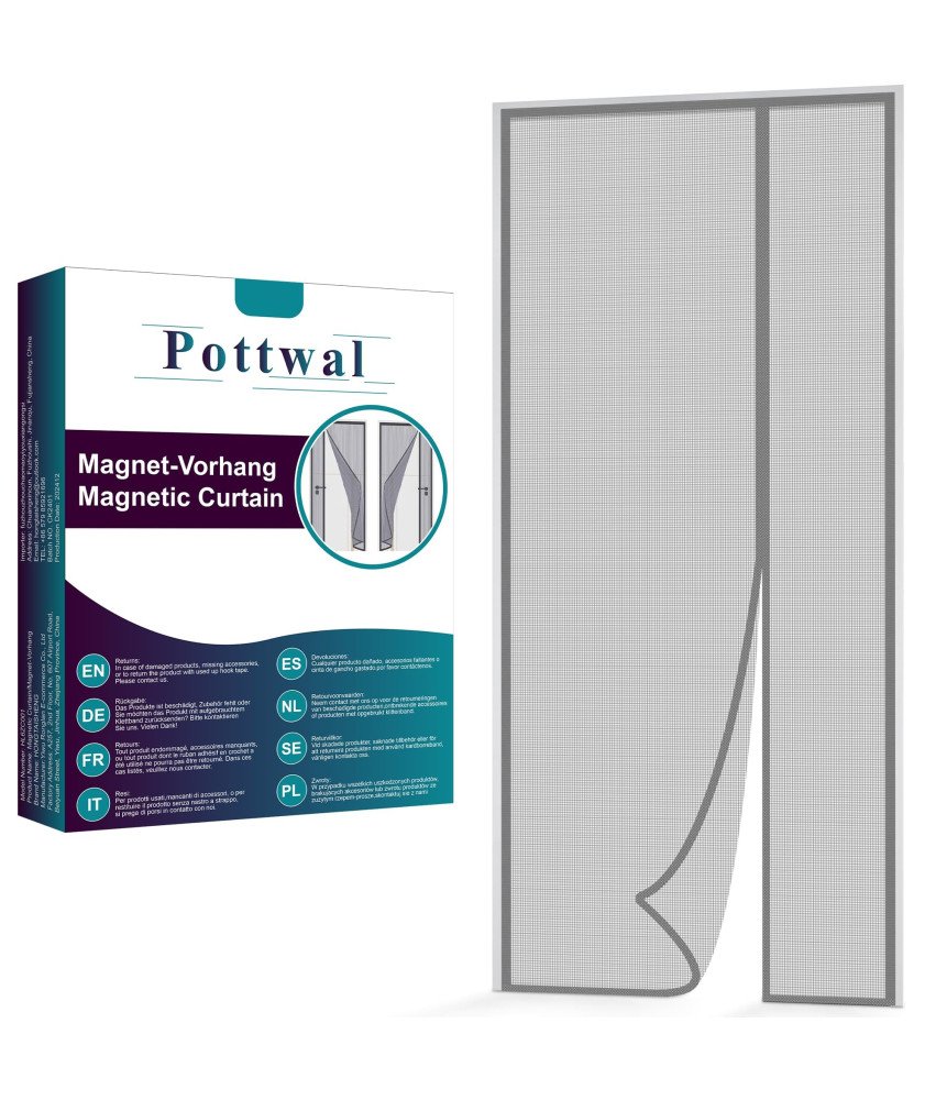 Moskitiera Magnetyczna na Drzwi Balkonowe Tarasowe Ochronna  85 x 220 cm