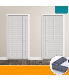 Moskitiera Magnetyczna na Drzwi Balkonowe Tarasowe Ochronna  85 x 220 cm