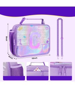 Śniadaniówka Lunchbox dla Dziewczynek Zestaw Torba do Szkoły Różowa 1330 ml