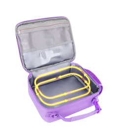 Śniadaniówka Lunchbox dla Dziewczynek Zestaw Torba do Szkoły Różowa 1330 ml