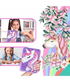 Zeszyt Notes Pamiętnik na Zamek dla Dziewczynek Jednorożec A5 160 stron