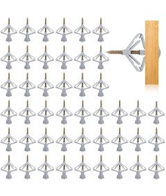 Kołki Motylkowe do Płyt Gipsowo-Kartonowych Zestaw Śruby 13 x 35 mm 100 szt