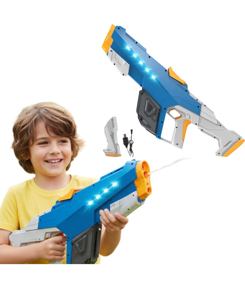 Elektryczny Pistolet Karabin na Wodę Automatyczny Duży Zbiornik USB 55 cm