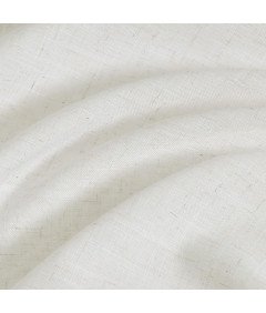 Zasłony Firanki Półprzezroczyste Lniane do Salonu Kremowe 225x140 cm 2 szt