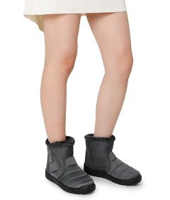 DREAM PAIRS Damskie Buty Zimowe Śniegowce Ciepłe Wodoszczelne Szare 37