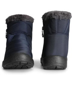 DREAM PAIRS Damskie Buty Zimowe Śniegowce Ciepłe Wodoszczelne Granatowe 41