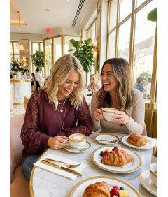 Tuopuda Sweter Damski Bluzka na Długi Rękaw Okrągły Dekolt Bordowa XXL