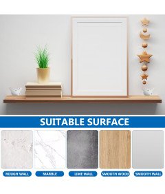 Wsporniki do Półek Podpórki Wsporniki Półek 15 cm Stalowe Białe 4-PAK