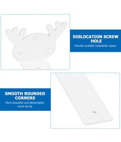 Wsporniki do Półek Podpórki Wsporniki Półek 15 cm Stalowe Białe 4-PAK