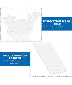 Wsporniki do Półek Podpórki Wsporniki Półek 20 cm Stalowe Białe 4-PAK