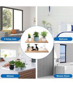 Wsporniki do Półek Podpórki Wsporniki Półek 20 cm Stalowe Białe 4-PAK