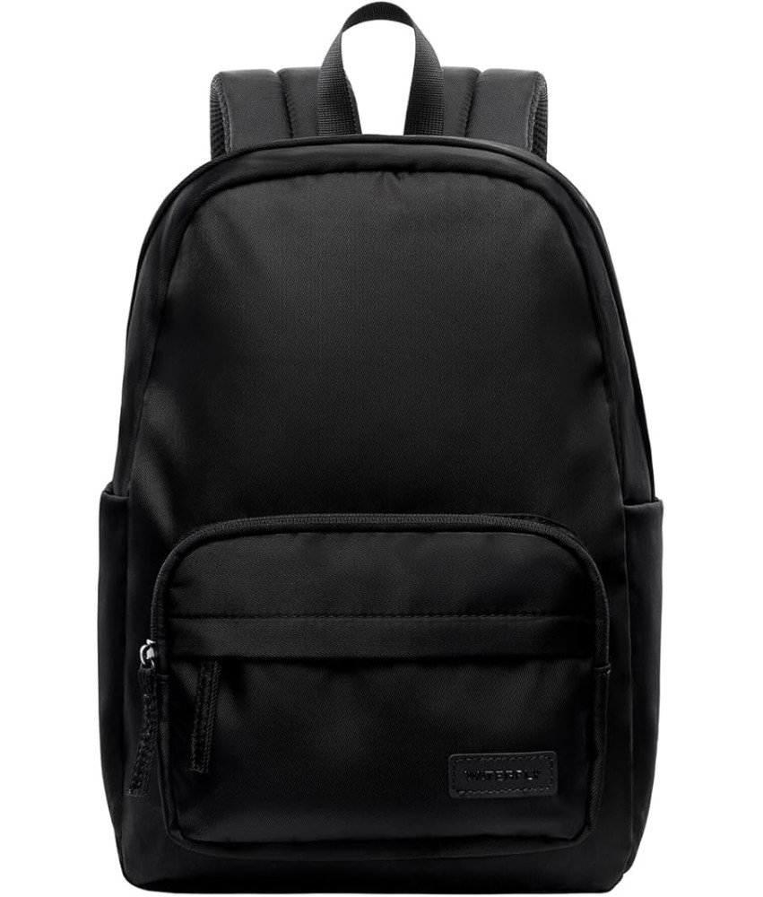 Waterfly Plecak Szkolny Miejski Sportowy Przegroda na Laptopa Czarny 18 L