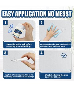 Emalia do Naprawy do Wanny Płytek Uniwersalny 60ml Biały Połysk MendMight