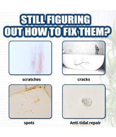 Emalia do Naprawy do Wanny Płytek Uniwersalny 60ml Biały Połysk MendMight