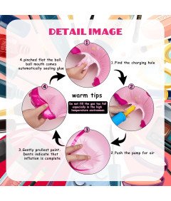 Zestaw Dekoracji na Urodziny Balony Urodzinowe Zestaw 13 Sztuk Duże Różowe