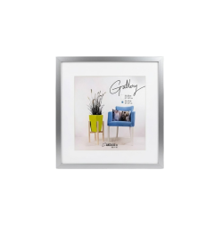 Ramka Na Zdjęcie 50x50 cm  Ramki Na Zdjęcia Srebrna Szkło Syntetyczne