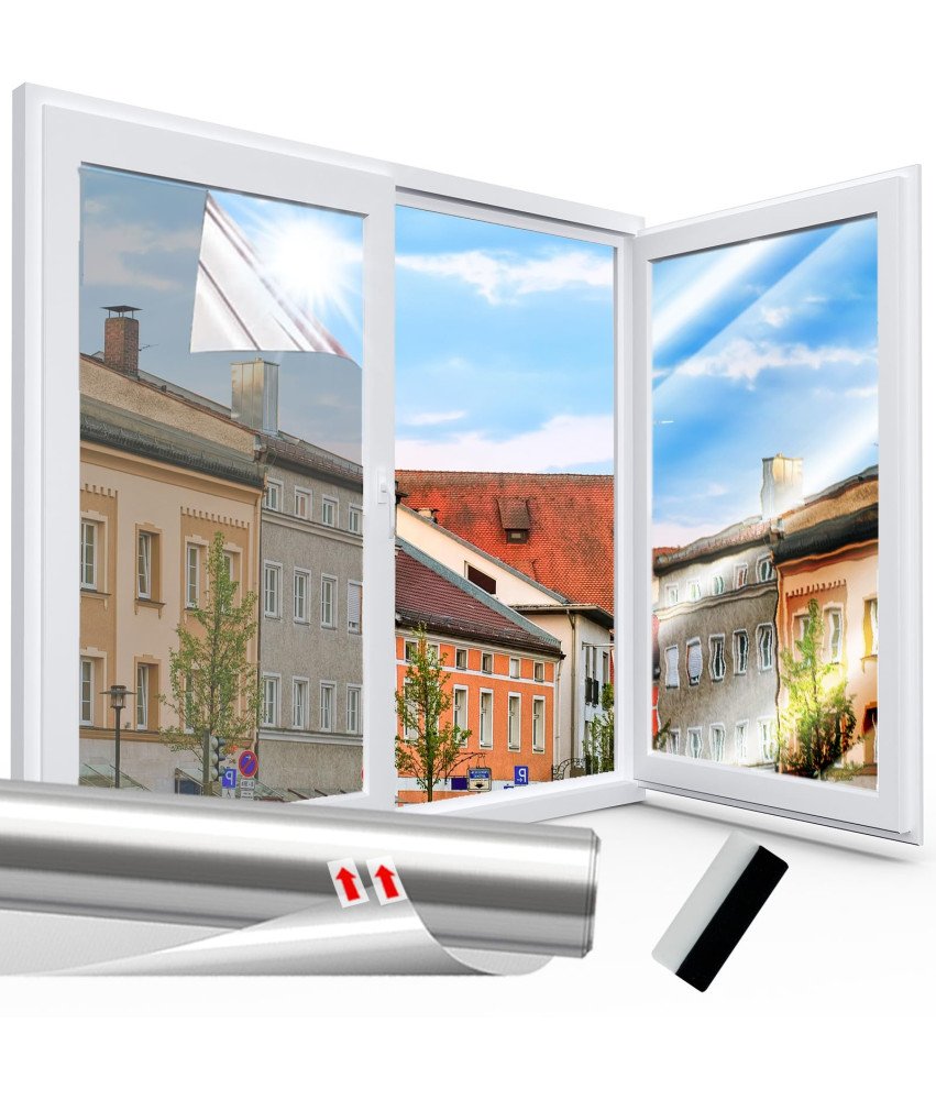 Lustrzana Folia Okienna Ochronna Uv Lustro Weneckie 50x200 cm Linarun