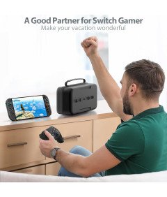 Kytok Etui Ochronne do Nintendo Switch 2 Duża Torba 28 Sloty Twarde Czarne