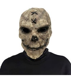 Straszna Maska Lateksowa Przebranie Halloween Trupia Czaszka Realistyczna