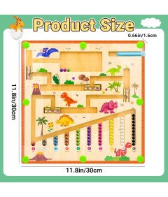 Zabawka Dla Dzieci Magnetyczna Tablica Motoryczna Montessori Edukacyjna