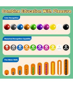 Zabawka Dla Dzieci Magnetyczna Tablica Motoryczna Montessori Edukacyjna