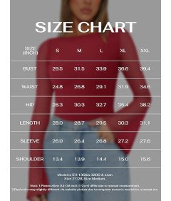 REORIA Damskie Body Wyjściowe Dzwonkowy Rękaw Elegancki Vintage Czerwone L