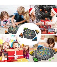 Triggle Strategiczna Gra Planszowa Trójkąty Gumki 3D Gra Łamigłówki Pionki