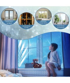 Folia Termoizolacyjna na Okno Szybę Zimowa 1,6 x 5 m Przezroczysta