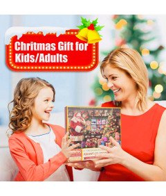 Kalendarz adwentowy Puzzle 1008 elementów 24 dni na Boże Narodzenie 70x50cm