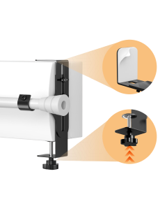 Uchwyt Wspornik do Karniszy 20-28 mm Metalowy Czarny Regulowany 2 szt