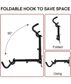 Wieszak Stojak Na Rower Uchwyt Ścienny Rowerowy Regulowany Zestaw 2 Sztuki