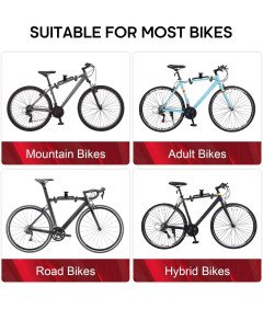 Wieszak Stojak Na Rower Uchwyt Ścienny Rowerowy Regulowany Zestaw 2 Sztuki