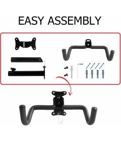 Wieszak Stojak Na Rower Uchwyt Ścienny Rowerowy Regulowany Zestaw 2 Sztuki
