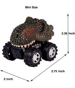 Auta Dinozaury Samochody Autka Szybkie Zestaw 4 Sztuki z Napędem Naciągiem