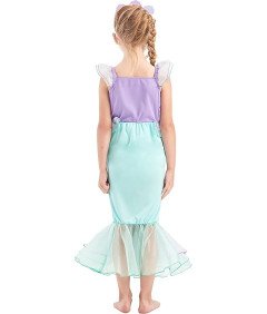 Kostium Syrenki Przebranie Strój na Karnawał Halloween Dziewczynki 140 cm