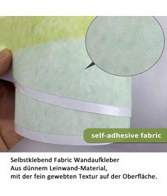 Naklejki Ścienne z Tkaniny Duża Tęcza 160x85cm Dekoracja Pokoju Dziecięcego